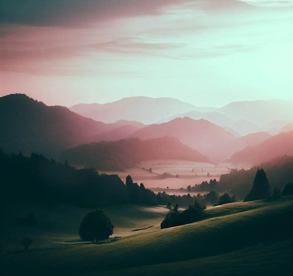 landscape photo generated by bing ai